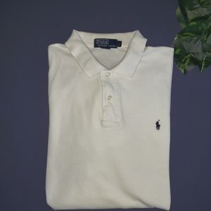 Mens Ralph Lauren Polo White Short sleeve shirt. Size Large